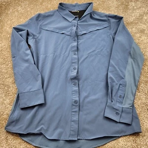 Camisa Wrangler Todo Terreno Equipo Abotonada Pesca Núcleo Occidental Ventilada Grande - Imagen 1 de 10