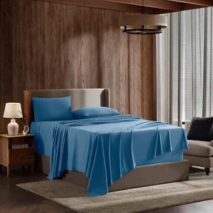 Hotel Luxury XL Sheet Set - 4 Piece Extra Soft, Breathable and Cooling, Deep Poc - Picture 1 of 9