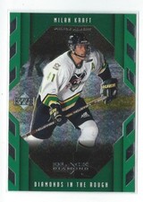 Milan Kraft 1999/00 Upper Deck Black Diamond Card #102