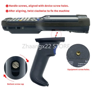 Kit impugnatura pistola grilletto pistola 5 pezzi per Honeywell CK65 203-879-003 CK3 CK3R CK3X - Foto 1 di 3
