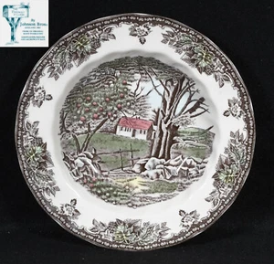 Johnson Brothers Friendly Village Rimmed Soup Bowl Made In China 8 3/4" - Picture 1 of 6