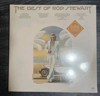New Original Sealed The Best of Rod Stewart Double 2 LP Record Album - Image 1 of 2