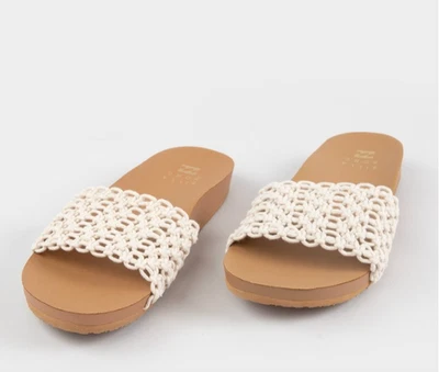 Sandalias blancas para mujer BILLABONG talla 7 banda Aurora Foto 1 de 4