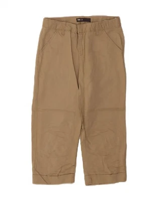 Pantalón capri recto para mujer LEVI'S W26 L21 beige lino DN16 Foto 1 de 3