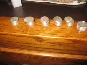 1964 - D ROOSEVELT GROSCHEN - 10 CENT - VOLLE ROLLE - plus 2 LOT OF 52 - 90% SILBER - Bild 1 von 7