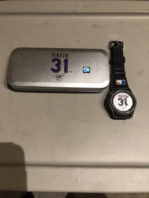 Mike Piazza Game Time Watch In Metal Case- New York Mets-MLB - Image 1 of 4