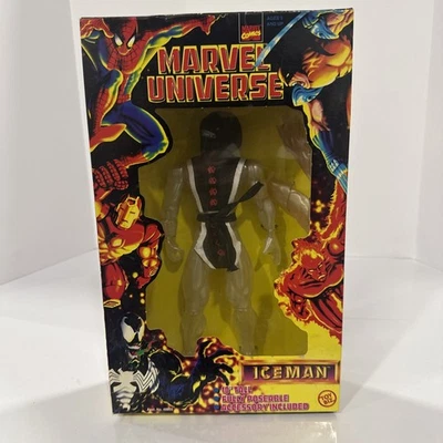 Figura de acción Iceman Marvel 10" Marvel Universe Comics Toy Biz 1997 Foto 1 de 4