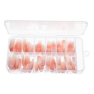  120 Stück kurze künstliche Fingernägel mit Farbverlauf für Damen – künstliche - Bild 1 von 12