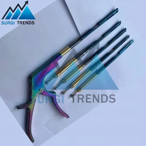 Interlaminar Kerrison Rotating Rongeur Set Spine Surgery Orthopedic Instruments - Picture 1 of 2