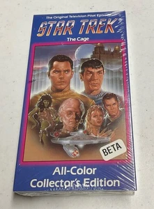Star Trek: The Cage (1964) Original Television Pilot Episode Betamax NEW SEALED - Picture 1 of 7