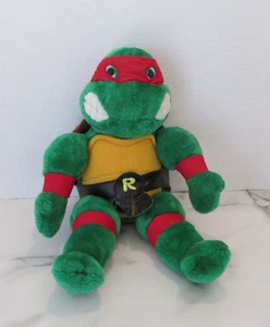 Vintage TMNT Teenage Mutant Ninja Turtles 14 Zoll Raphael 1989 Playmates Plüsch  - Bild 1 von 5