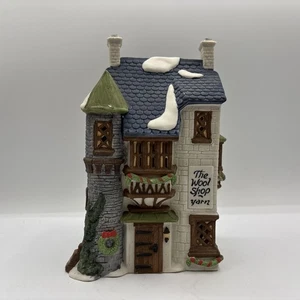 Department 56 1988 Vintage HVC Dickens Village Series The Wool Shop 5924-2 EUC - Picture 1 of 12