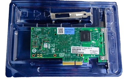 Genuine Intel I350T2V2 Ethernet Server Adapter I350-T2 I350-T2V2 PCIe Dual Port - Image 1 of 2