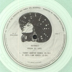 BEYONCE - Break My Soul (remixes) - limited transparent green vinyl double 12" - Picture 1 of 1
