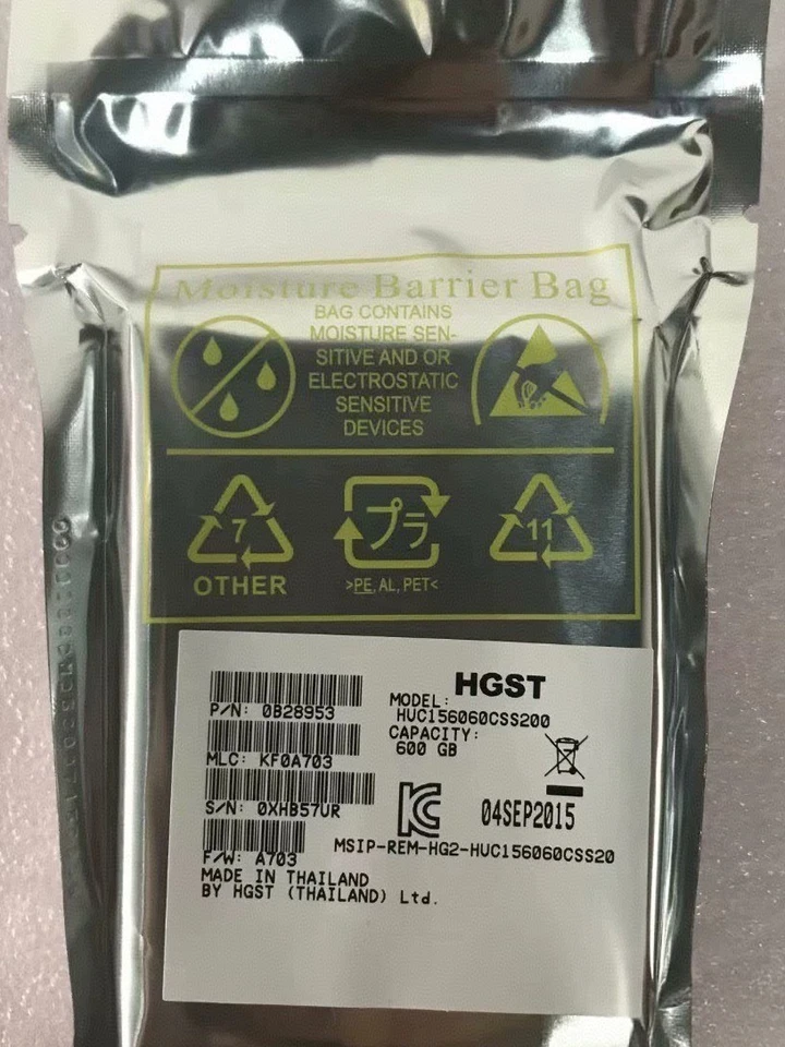 HGST Ultrastar HUC156060CSS200 600GB 15000 RPM SAS 2.5 inch (0B28953) Hard Drive - Image 1 of 3