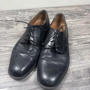 Bostonian Florentine 27840 Black Leather Mens 8M. Oxford Dress Shoes ITALY - Picture 1 of 9