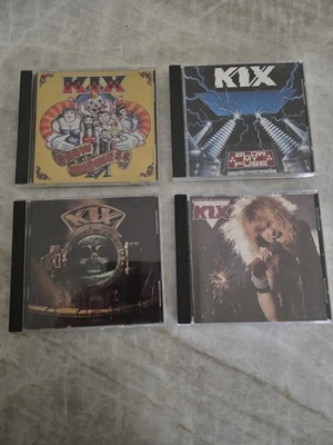 Kix 4 CD Lot.  Show Business, Blow My Fuse, Hot Wire, Midnight Dynamite.  80s Foto 1 de 4