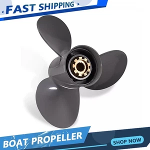 Aluminum 13 x 19 Boat Propeller For Honda Outboard Motors 60-130HP 15 Tooth,RH - Picture 1 of 6