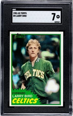Larry Bird 1981-82 Topps #4 SGC 7 - Certificado SGC 0439447 Foto 1 de 4
