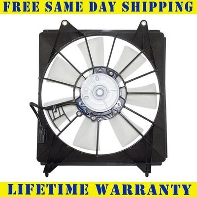New AC Condenser Fan Assembly For 2013-2017 Honda Accord Acura TLX 2.4L - Image 1 of 4