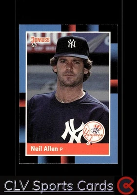 Neil Allen Donruss Set-Break Near Mint or Better New York Yankees CLV - Image 1 of 2