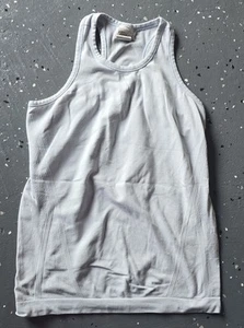 Athleta Girl Limitless Girls Tank Top Size L 12 Light Blue EUC! Seamless - Picture 1 of 4