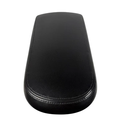 Cubierta de tapa de reposabrazos de cuero negro OEM 08-09 Ford Taurus X Foto 1 de 4