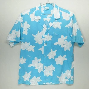 Jade Fashions Hawaiihemd Herren Medium Aloha Floral Camp Kragen Made in Hawaii - Bild 1 von 9