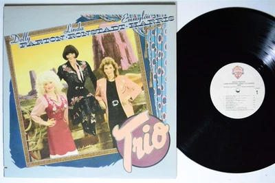 EMMYLOU HARRIS DOLLY PARTON LINDA RONSTADT Trio WARNER BROS LP VG++ 1st press Foto 1 de 2