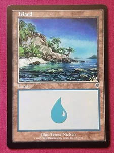 Magic The Gathering INVASION ISLAND 337 land card MTG - Picture 1 of 2