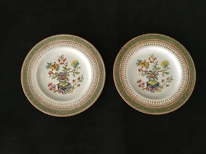 Due piatti pane e burro/dessert Royal Worcester anni '30 chinoiserie Z625/1 rari - Foto 1 di 12