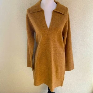 Abercrombie & Fitch Pullover Kleid Langarm eng Strick Kragen kurz: L - Bild 1 von 10