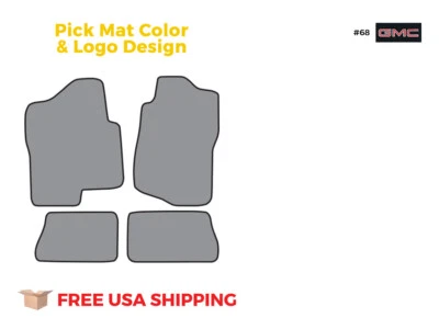 FITS 2007-2014 GMC Yukon Floor Mat 4pc Cutpile Foto 1 de 3