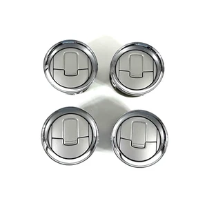 ✅ (SET OF 4) 09-14 FORD F150 FX4 LARIAT A/C HEATER AIR DASH VENTS *SILVER OEM - Picture 1 of 3