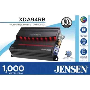 Jensen XDA94RB Class D 4 CH Bridgeable Amplifier / 80 Watts x 4 RMS & 1000 Watts - Picture 1 of 10