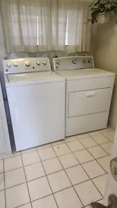 Kenmore Washer and dryer set, 2 years old,white glossy, mint condition - Picture 1 of 3