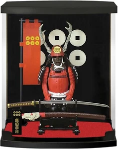 Figura Señor de la Guerra Sengoku Sanada Yukimura ARMADURA SAMURAI con Estuche Bandera Espada - Imagen 1 de 3