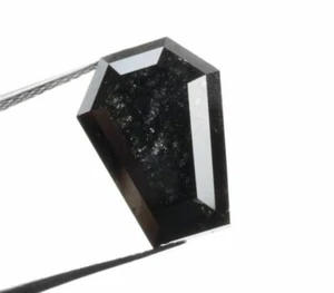 Diamante nero sfuso 1 pezzo 2,00 ct taglio bara diamante nero naturale I3 purezza - Foto 1 di 3