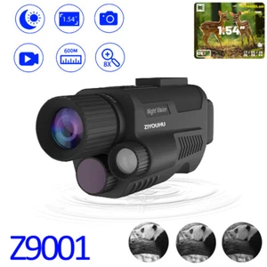 Z9001 Ponbos Z9001 4K HD 40MP 8X Zoom 600M Infrared Night Vision Monoculars LOT - Picture 1 of 17