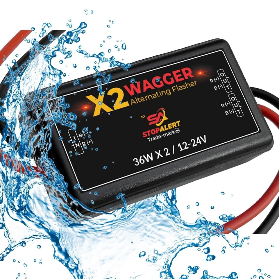 Fastwagger 72 Alternating Wig Wag Flasher Emergency Controller LED Strobe Light