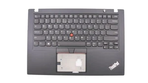 Lenovo ThinkPad T490s Palmrest Cover Keyboard US International Black 02HM210 - Afbeelding 1 van 2