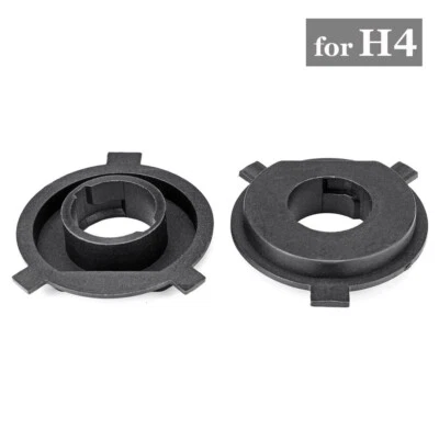 Universal Fit For H4 LED Headlight Bulb Base Adapter Socket Holder Set of 2 - Image 1 of 3