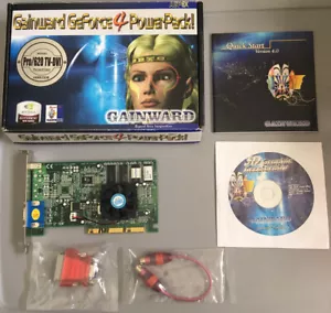 Gainward GeForce4 PowerPack con caja original, instrucciones y CD acelerador gráfico - Imagen 1 de 7