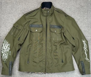 Speed and Strength Womens Embroidered Green Full Zip Lined Riding Jacket Size XL - Picture 1 of 13