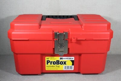 VTG Akro-Mils 09514 14" ProBox Plastic Toolbox with Removable Tray - Image 1 of 4