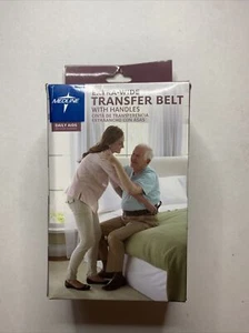 Medline Extra-wide Transfer Belt With Handles OPEN BOX - Picture 1 of 4