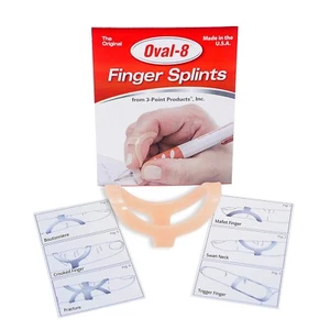 3-Point Products Oval-8 Finger Splint , 1-Pack, Size 13 - Picture 1 of 8