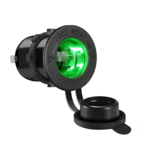 Car Cigarette Lighter Socket 12V-24V Waterproof Plug Power Outlet Adapter High Q - Picture 1 of 18