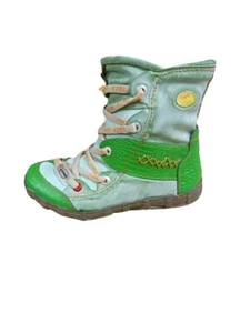 TMA 2082 Damen Stiefeletten Echtleder Winter gefüttert grün Gr. 38 Neu 2. Wahl - Bild 1 von 6