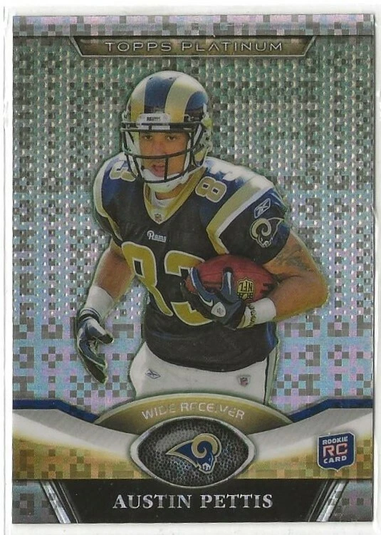 2011 Topps Platinum   -  X-Fractor Rookie -  Single Football Card  **You Pick** - Image 1 of 1